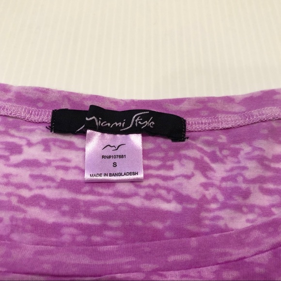 Miami Style Crop Top Size Small - Picture 4 of 4